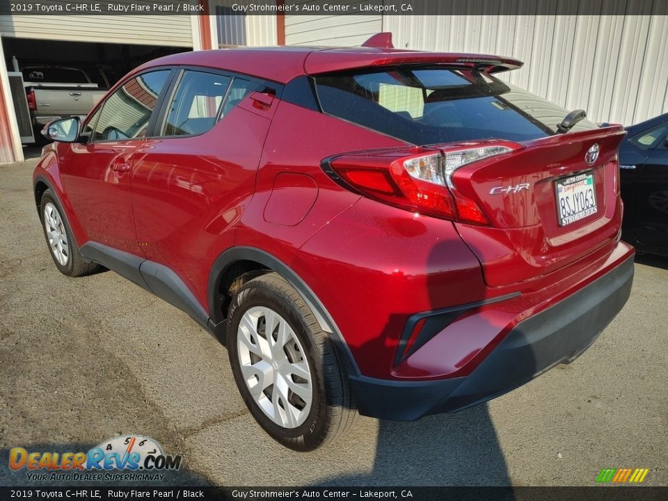 2019 Toyota C-HR LE Ruby Flare Pearl / Black Photo #4