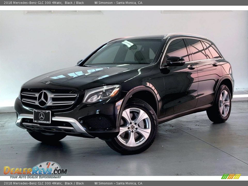 2018 Mercedes-Benz GLC 300 4Matic Black / Black Photo #12