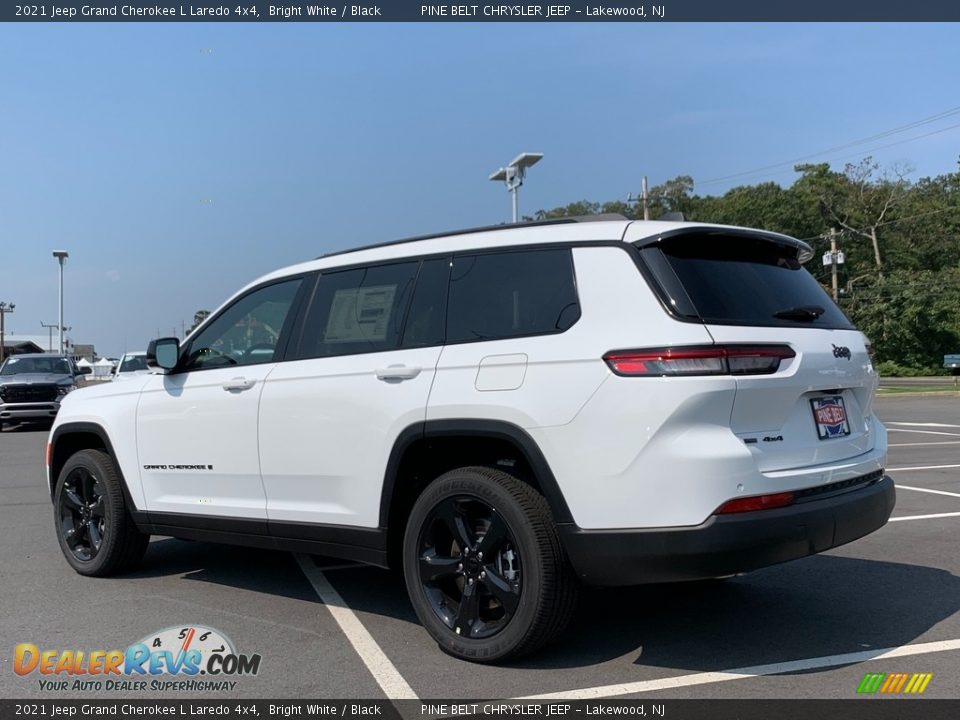 2021 Jeep Grand Cherokee L Laredo 4x4 Bright White / Black Photo #6