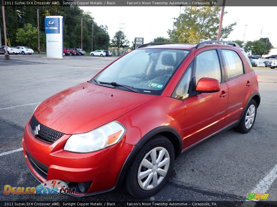 2011 Suzuki SX4 Crossover AWD Sunlight Copper Metallic / Black Photo #1