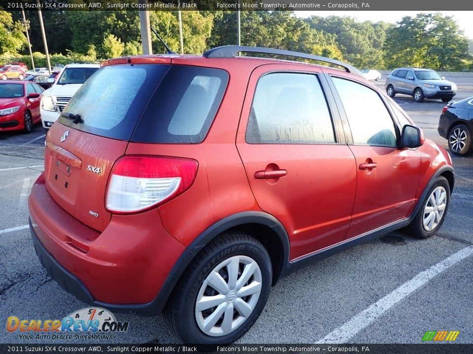 2011 Suzuki SX4 Crossover AWD Sunlight Copper Metallic / Black Photo #2