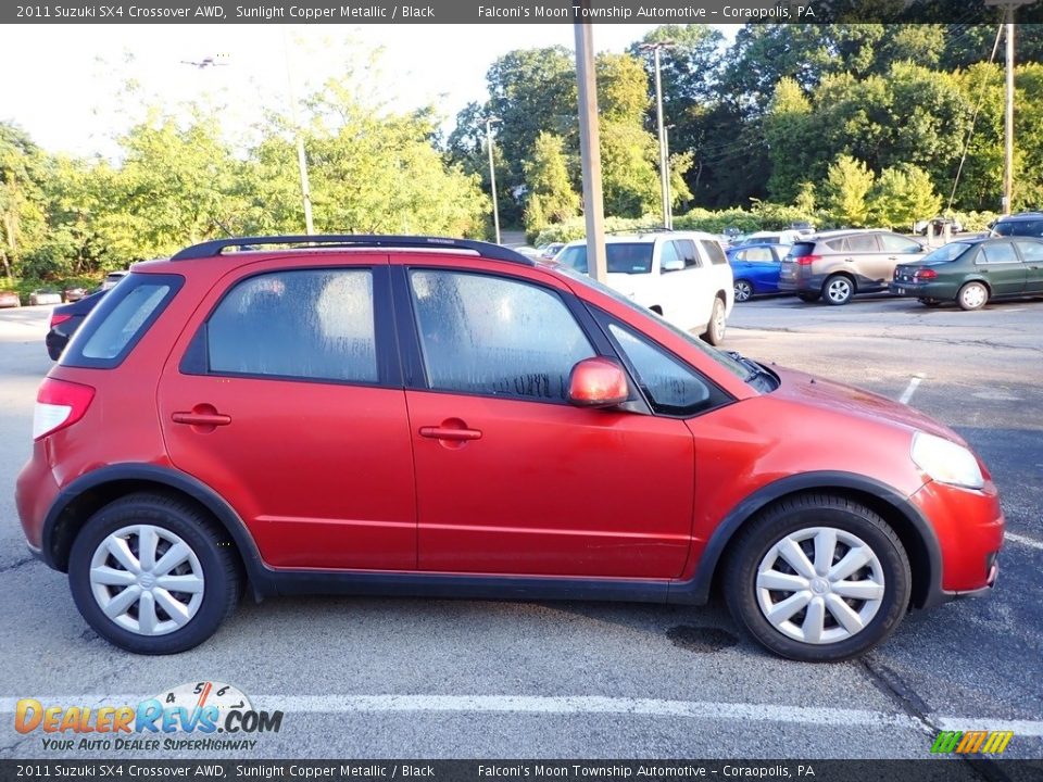 2011 Suzuki SX4 Crossover AWD Sunlight Copper Metallic / Black Photo #3