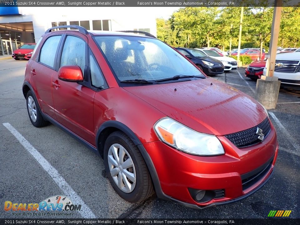 2011 Suzuki SX4 Crossover AWD Sunlight Copper Metallic / Black Photo #4