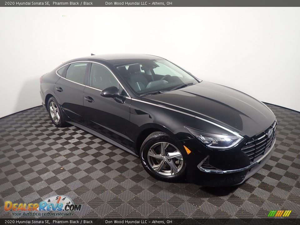 2020 Hyundai Sonata SE Phantom Black / Black Photo #3