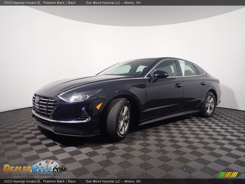 2020 Hyundai Sonata SE Phantom Black / Black Photo #8