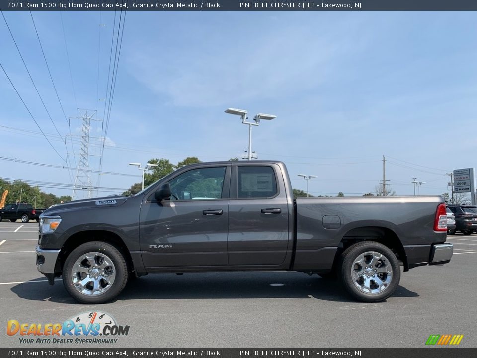 Granite Crystal Metallic 2021 Ram 1500 Big Horn Quad Cab 4x4 Photo #4