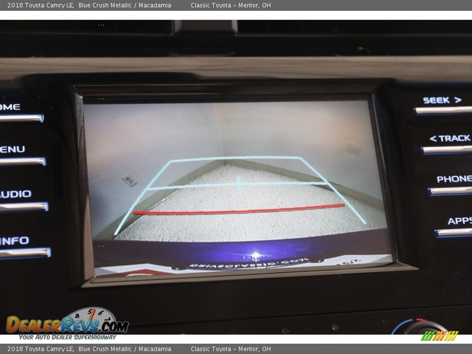 2018 Toyota Camry LE Blue Crush Metallic / Macadamia Photo #11