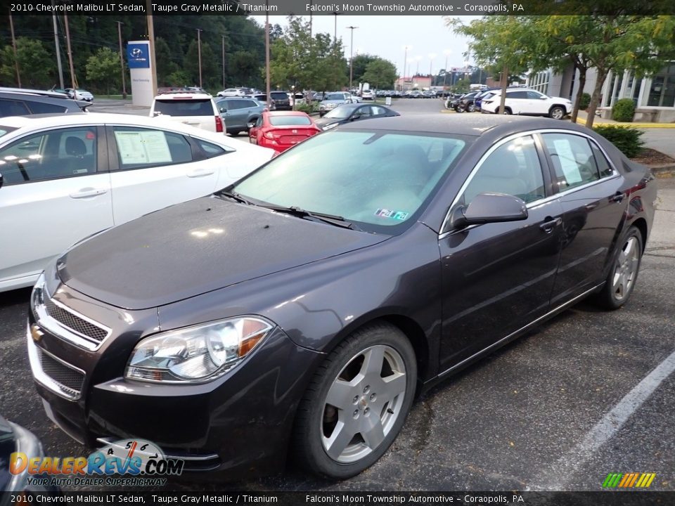 2010 Chevrolet Malibu LT Sedan Taupe Gray Metallic / Titanium Photo #1