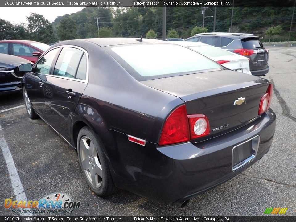 2010 Chevrolet Malibu LT Sedan Taupe Gray Metallic / Titanium Photo #2