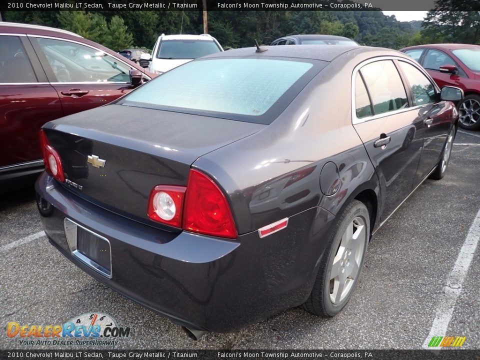 2010 Chevrolet Malibu LT Sedan Taupe Gray Metallic / Titanium Photo #4