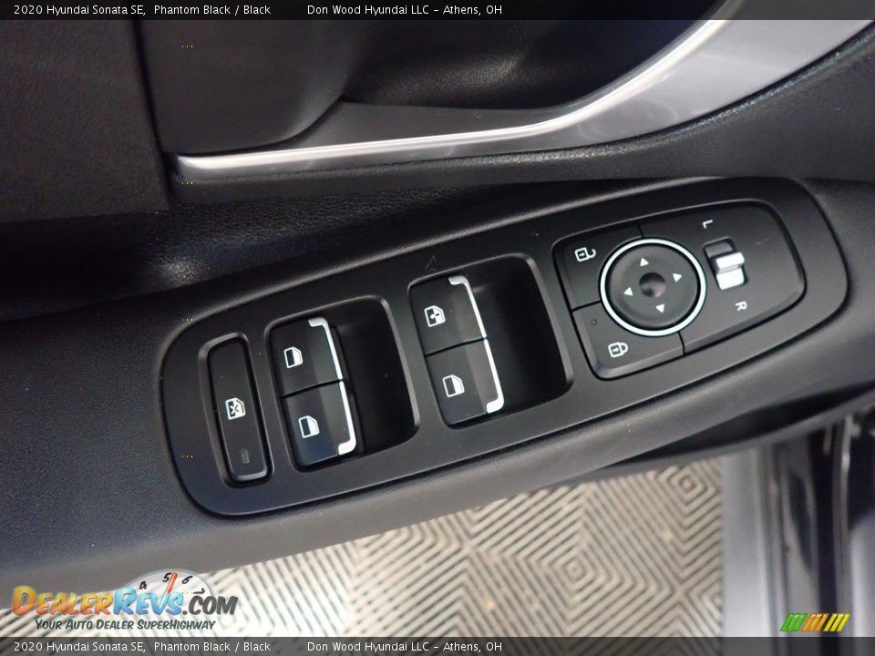 2020 Hyundai Sonata SE Phantom Black / Black Photo #21