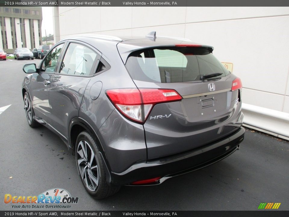 2019 Honda HR-V Sport AWD Modern Steel Metallic / Black Photo #3