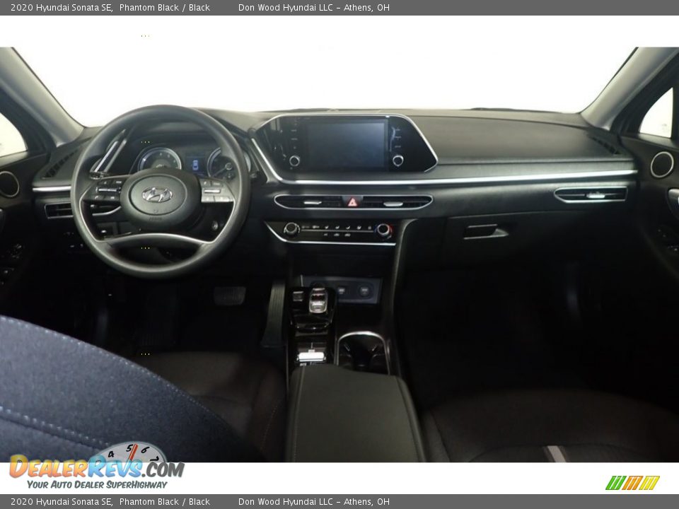 2020 Hyundai Sonata SE Phantom Black / Black Photo #24