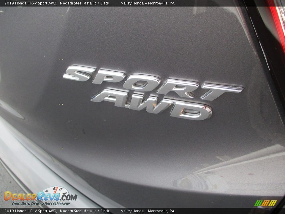 2019 Honda HR-V Sport AWD Modern Steel Metallic / Black Photo #6