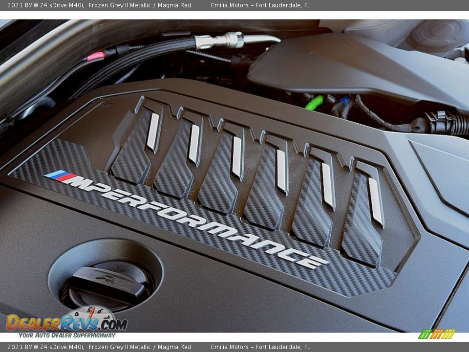 2021 BMW Z4 sDrive M40i 3.0 Liter M TwinPower Turbocharged DOHC 24-Valve VVT Inline 6 Cylinder Engine Photo #50