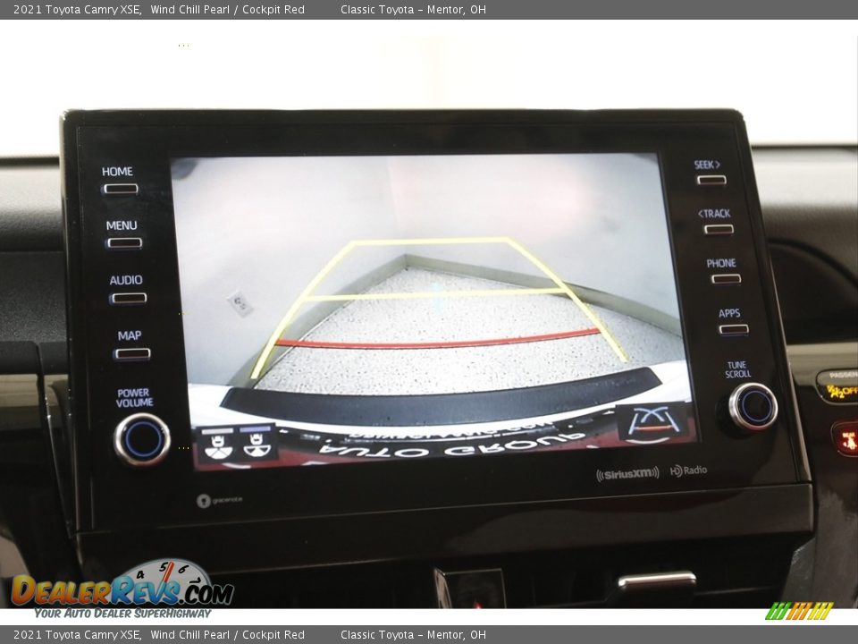 2021 Toyota Camry XSE Wind Chill Pearl / Cockpit Red Photo #11