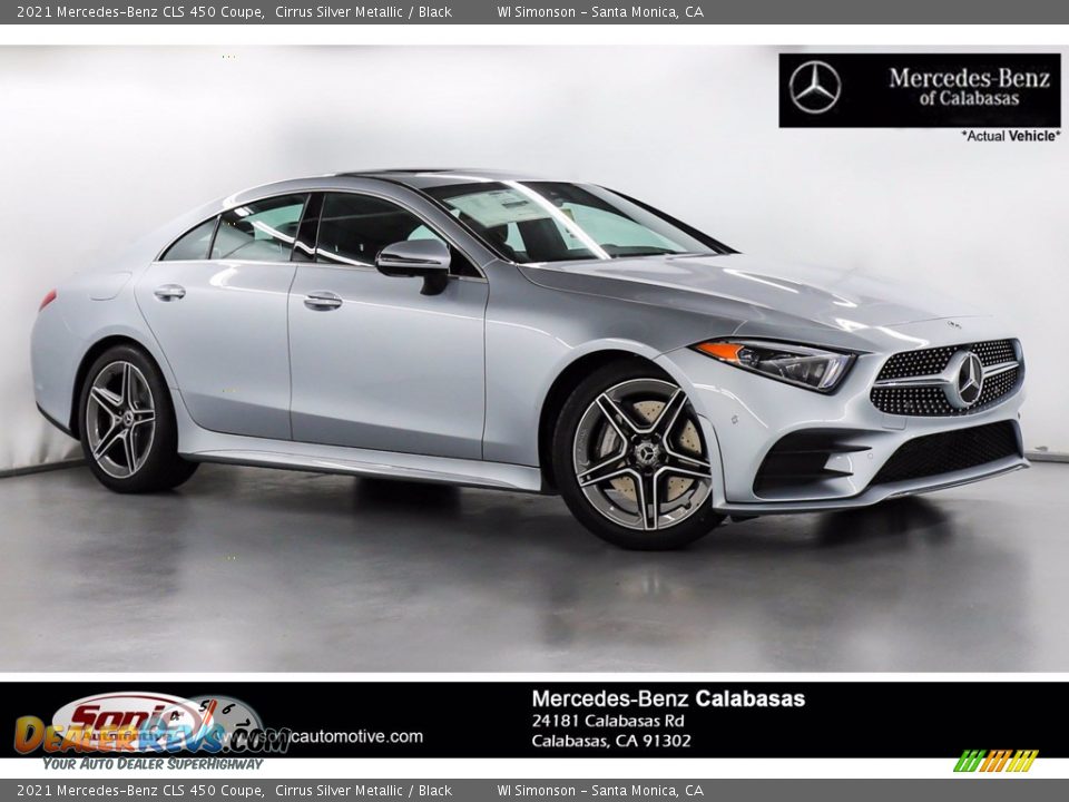 2021 Mercedes-Benz CLS 450 Coupe Cirrus Silver Metallic / Black Photo #1