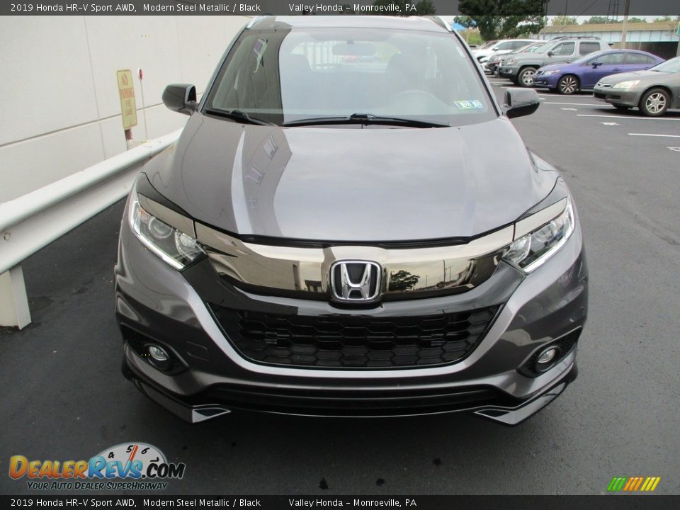 2019 Honda HR-V Sport AWD Modern Steel Metallic / Black Photo #9