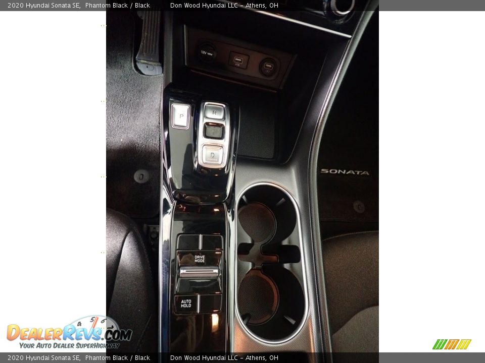 2020 Hyundai Sonata SE Phantom Black / Black Photo #32