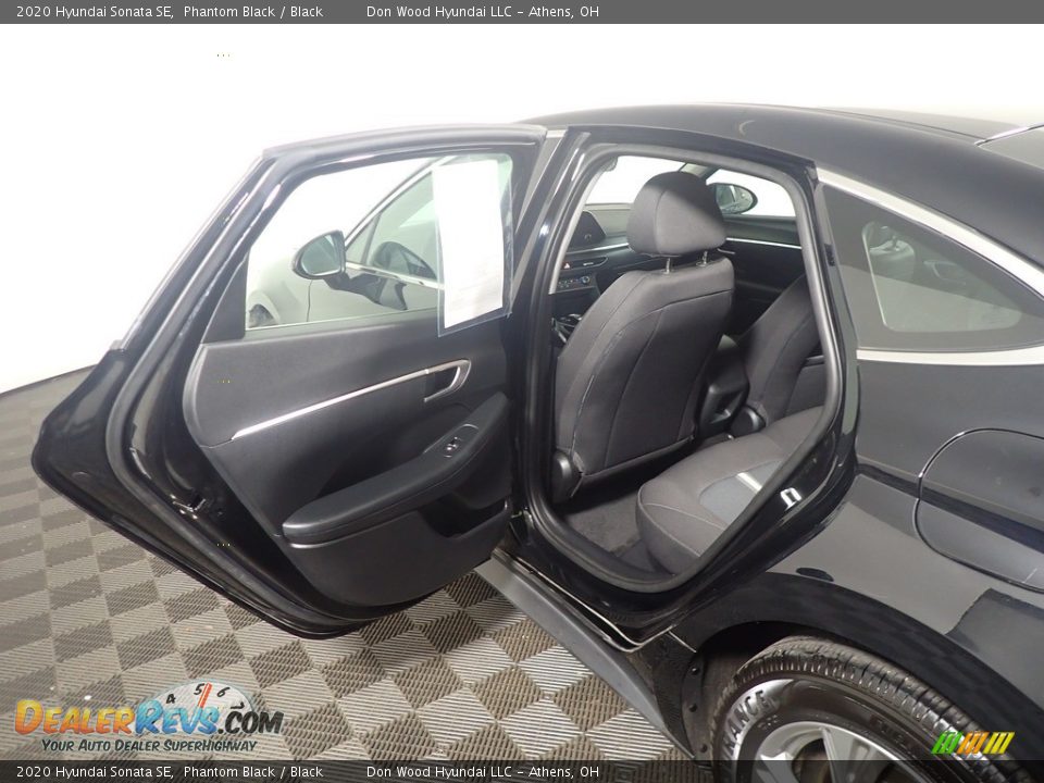 2020 Hyundai Sonata SE Phantom Black / Black Photo #34
