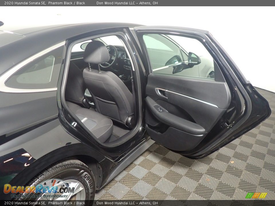 2020 Hyundai Sonata SE Phantom Black / Black Photo #36