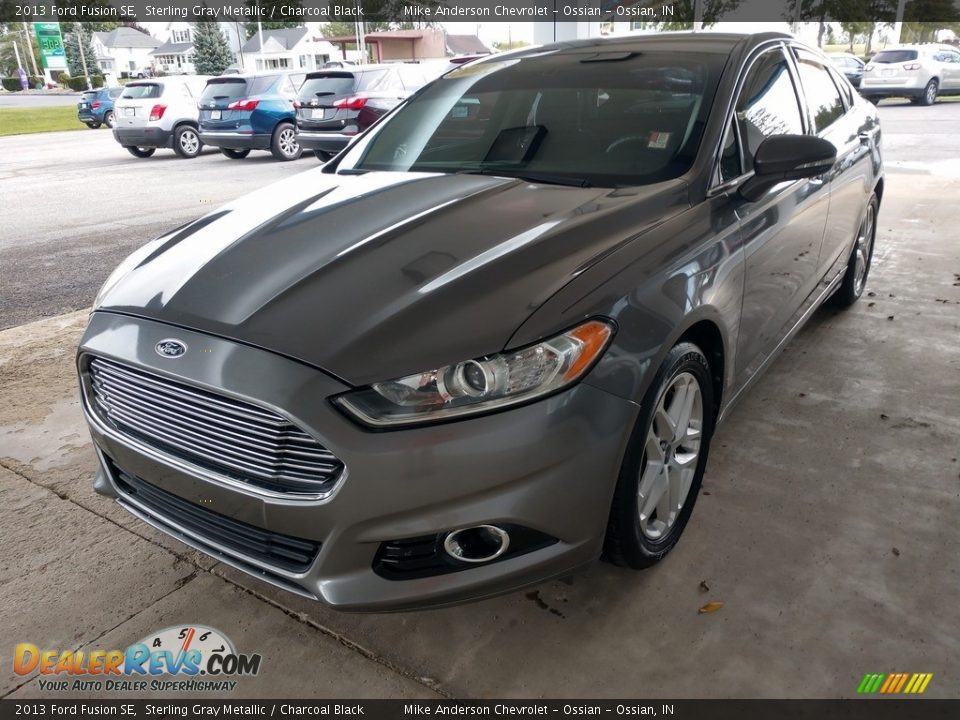 2013 Ford Fusion SE Sterling Gray Metallic / Charcoal Black Photo #8