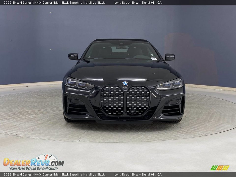 2022 BMW 4 Series M440i Convertible Black Sapphire Metallic / Black Photo #2