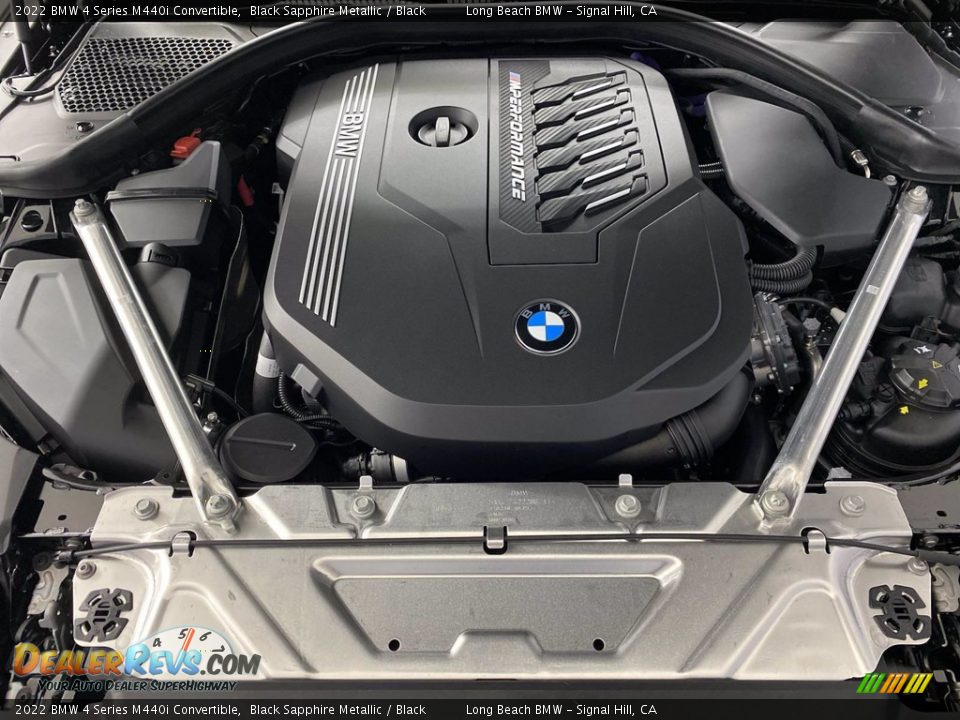 2022 BMW 4 Series M440i Convertible 3.0 Liter M TwinPower Turbocharged DOHC 24-Valve VVT Inline 6 Cylinder Engine Photo #9