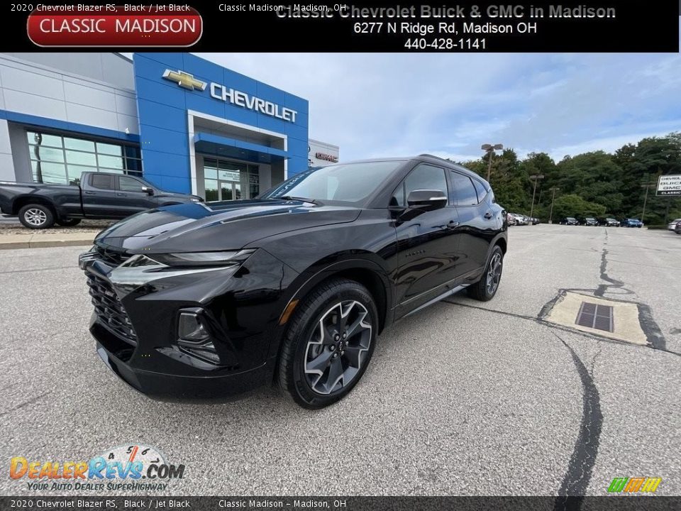 2020 Chevrolet Blazer RS Black / Jet Black Photo #1