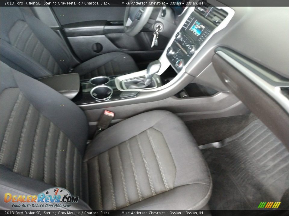 2013 Ford Fusion SE Sterling Gray Metallic / Charcoal Black Photo #18