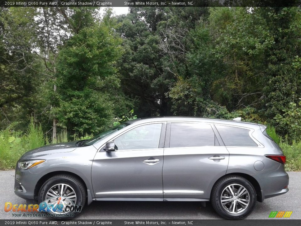 2019 Infiniti QX60 Pure AWD Graphite Shadow / Graphite Photo #2