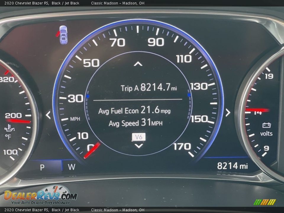 2020 Chevrolet Blazer RS Black / Jet Black Photo #10