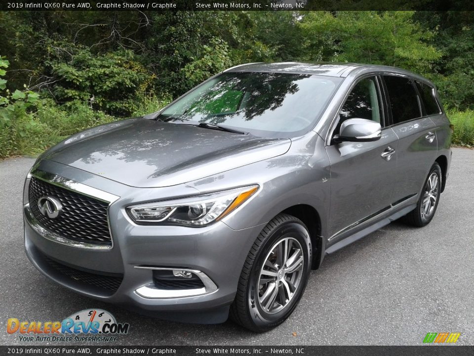 2019 Infiniti QX60 Pure AWD Graphite Shadow / Graphite Photo #3