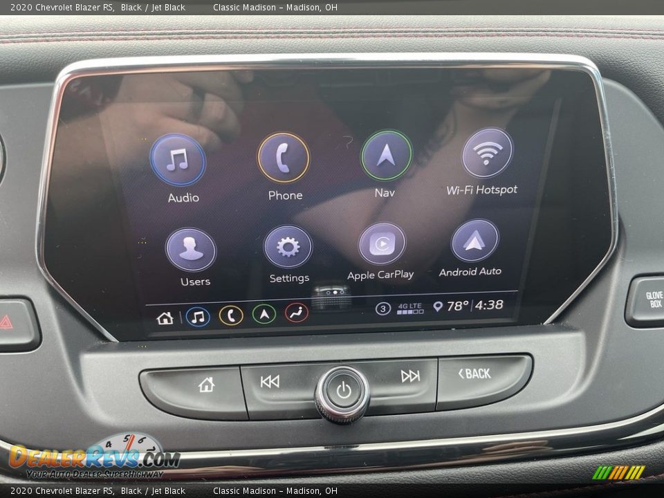 2020 Chevrolet Blazer RS Black / Jet Black Photo #11