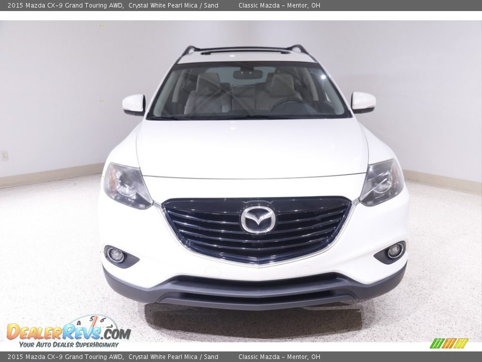 2015 Mazda CX-9 Grand Touring AWD Crystal White Pearl Mica / Sand Photo #2