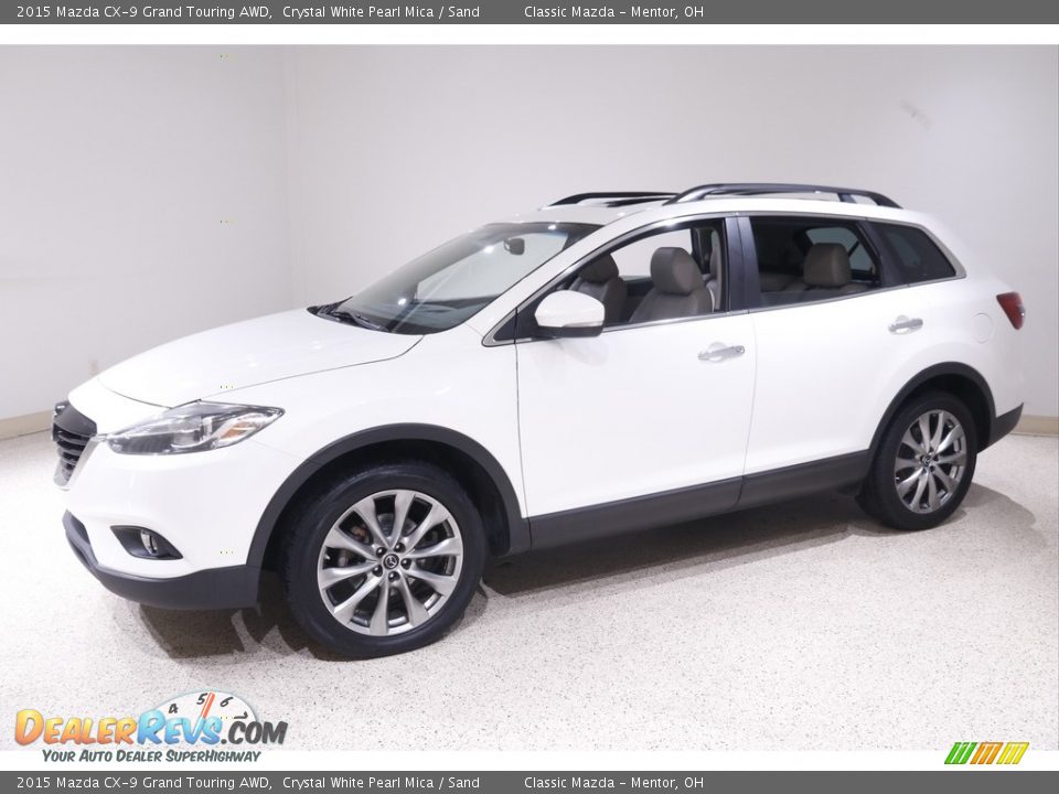 Crystal White Pearl Mica 2015 Mazda CX-9 Grand Touring AWD Photo #3