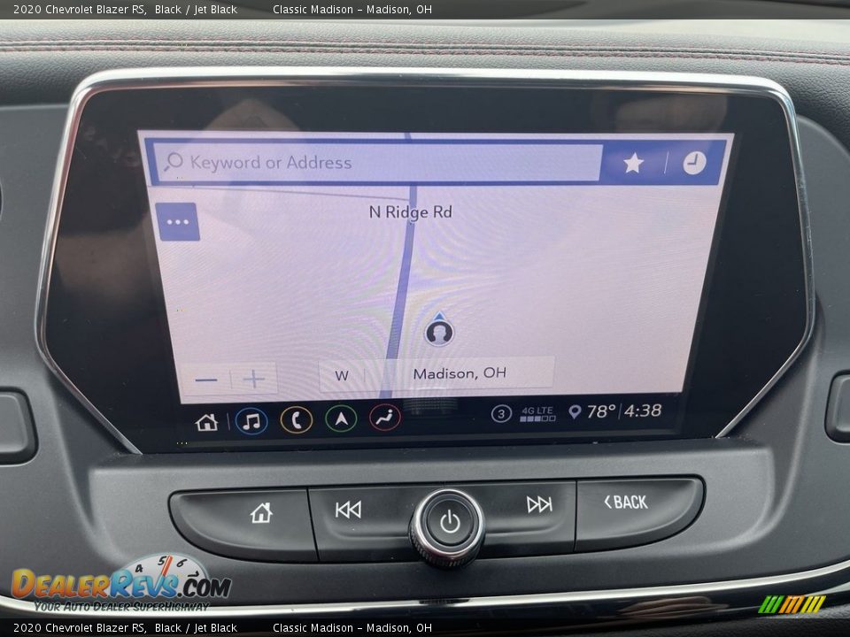 2020 Chevrolet Blazer RS Black / Jet Black Photo #13