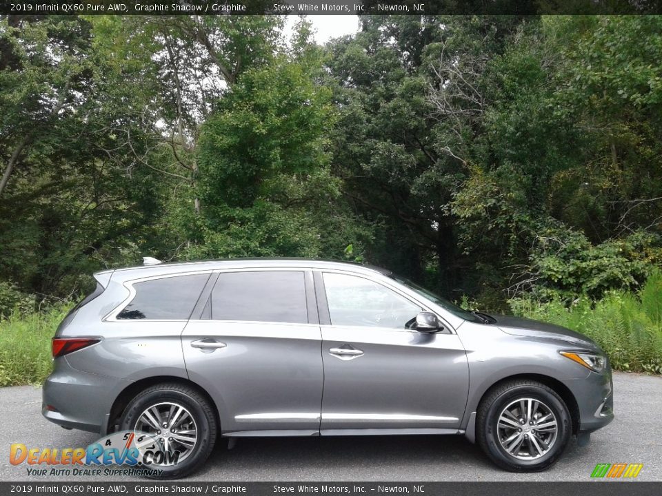 Graphite Shadow 2019 Infiniti QX60 Pure AWD Photo #6