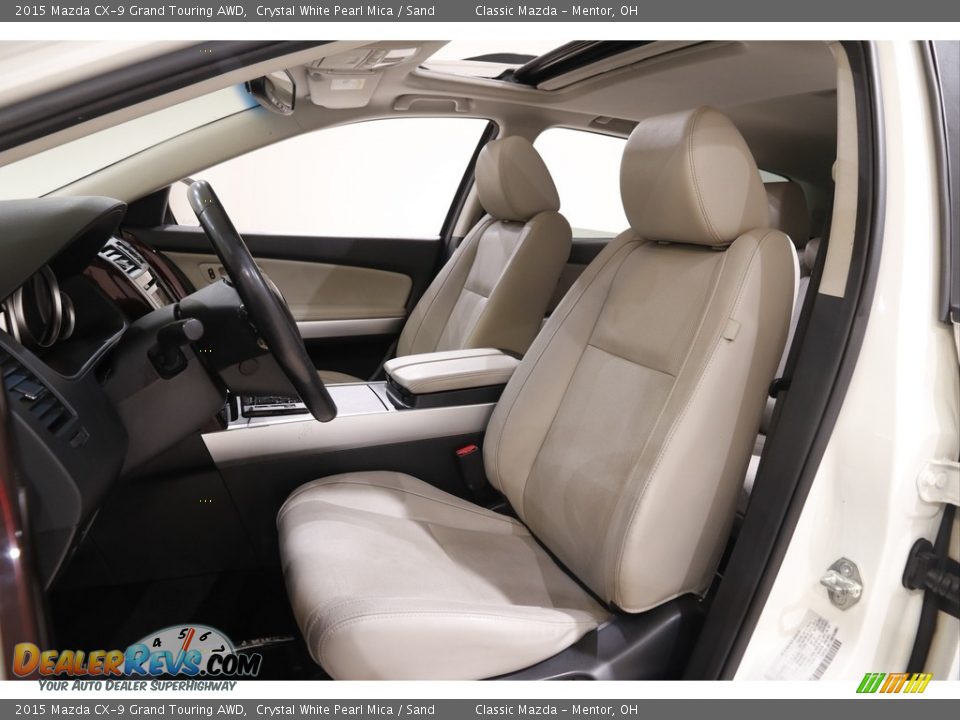 Front Seat of 2015 Mazda CX-9 Grand Touring AWD Photo #5