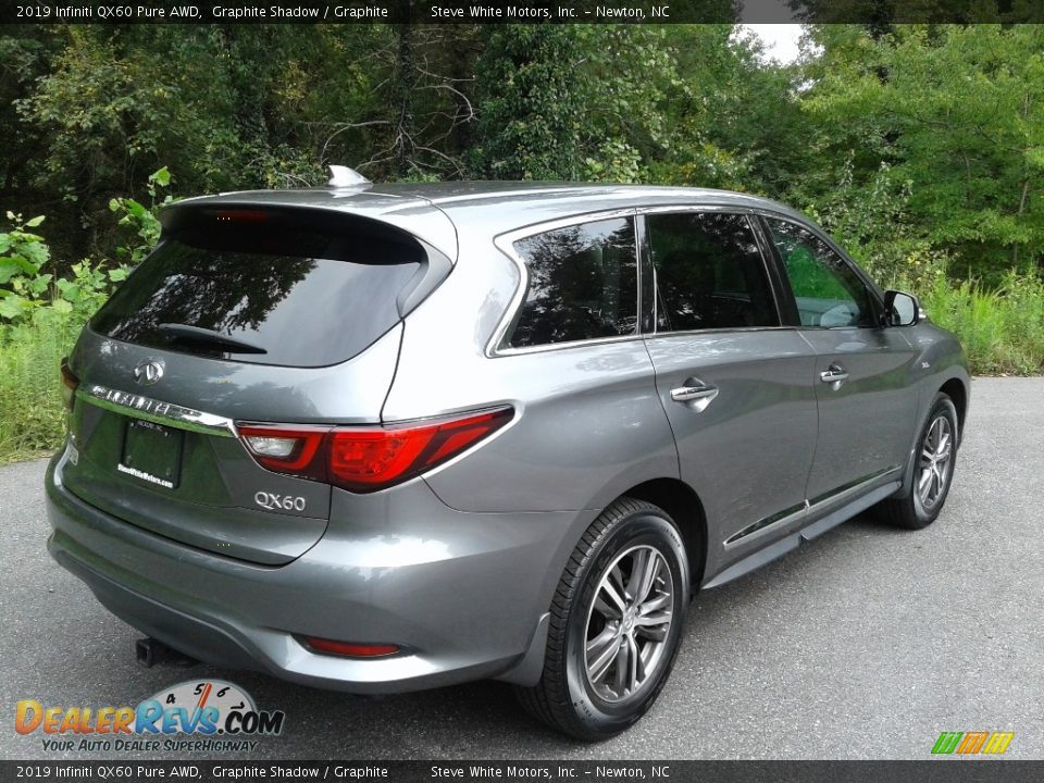 2019 Infiniti QX60 Pure AWD Graphite Shadow / Graphite Photo #7