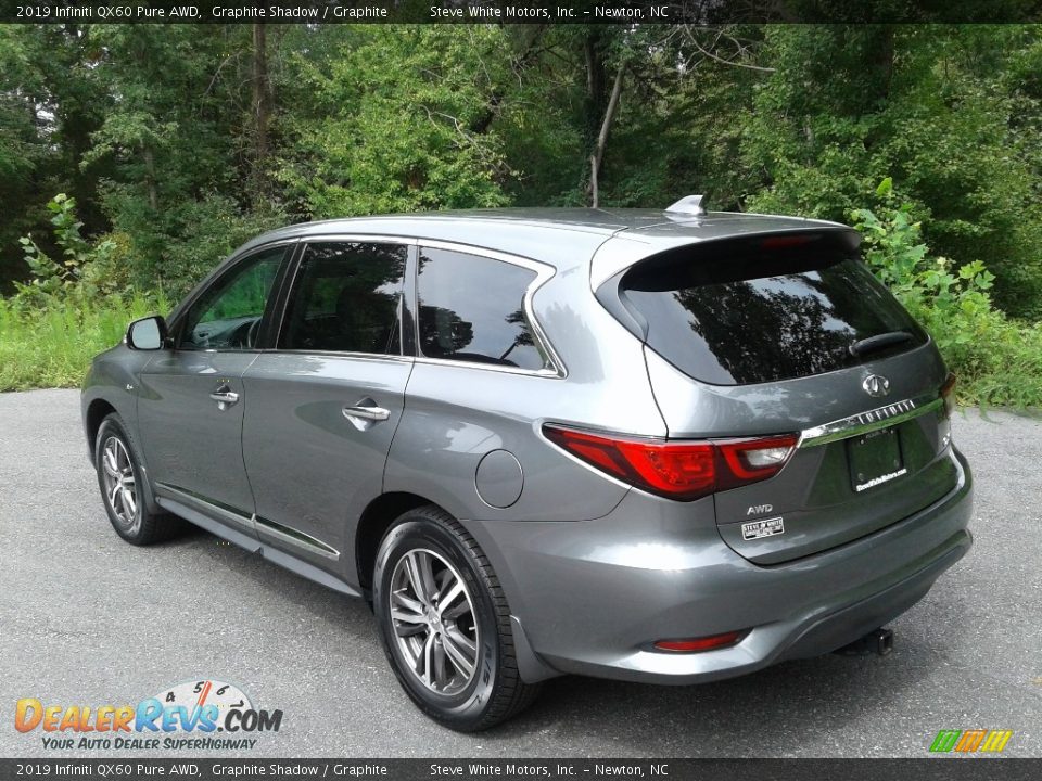 2019 Infiniti QX60 Pure AWD Graphite Shadow / Graphite Photo #9