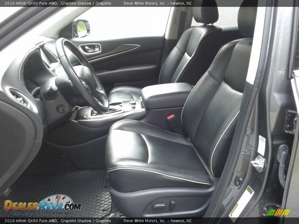 Graphite Interior - 2019 Infiniti QX60 Pure AWD Photo #11