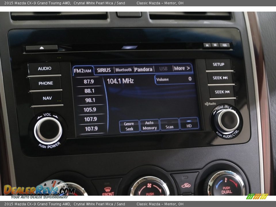 Audio System of 2015 Mazda CX-9 Grand Touring AWD Photo #12