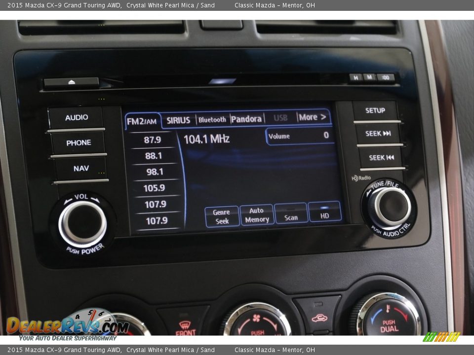 Audio System of 2015 Mazda CX-9 Grand Touring AWD Photo #12