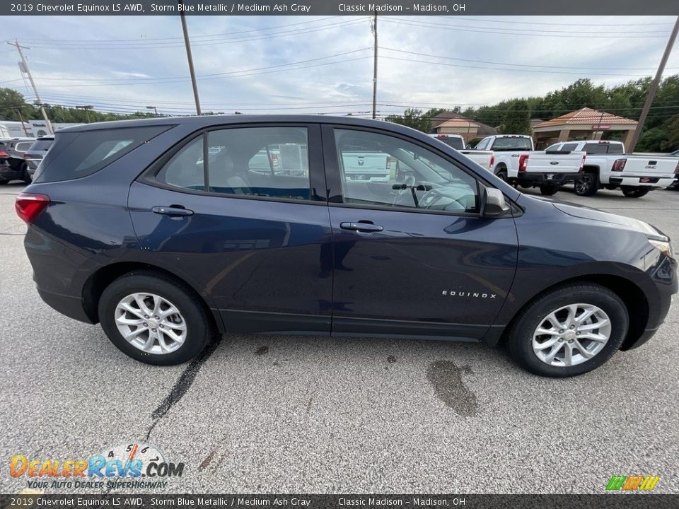 2019 Chevrolet Equinox LS AWD Storm Blue Metallic / Medium Ash Gray Photo #3