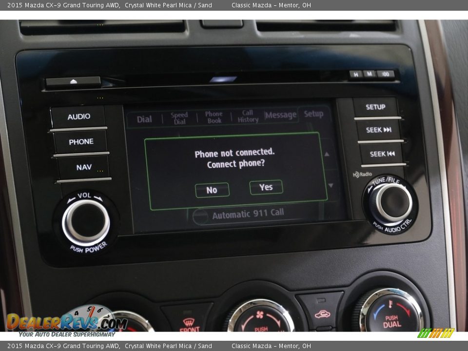 Controls of 2015 Mazda CX-9 Grand Touring AWD Photo #13