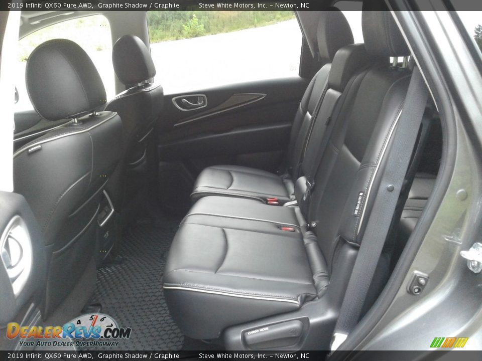 Rear Seat of 2019 Infiniti QX60 Pure AWD Photo #13