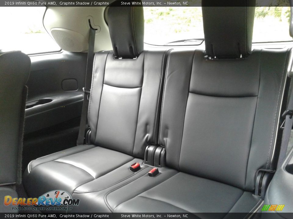 Rear Seat of 2019 Infiniti QX60 Pure AWD Photo #14