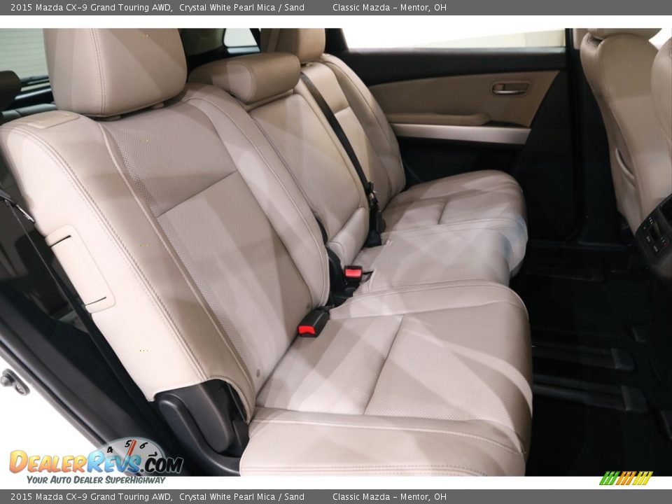 Rear Seat of 2015 Mazda CX-9 Grand Touring AWD Photo #18