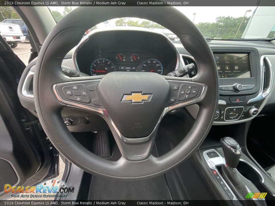 2019 Chevrolet Equinox LS AWD Storm Blue Metallic / Medium Ash Gray Photo #9
